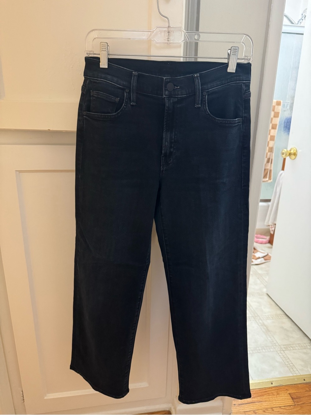 NWOT- MORHER PETITES The Lil Mid Rise Zip Rambler….. 26P - Picture 6 of 9